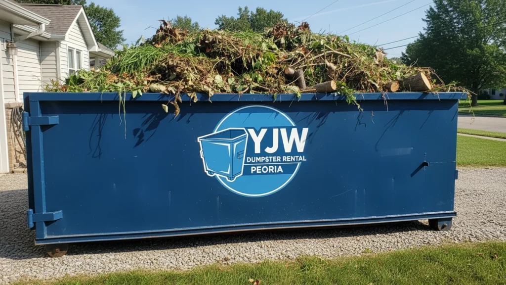 Yard Waste Dumpster Rental Peoriaa