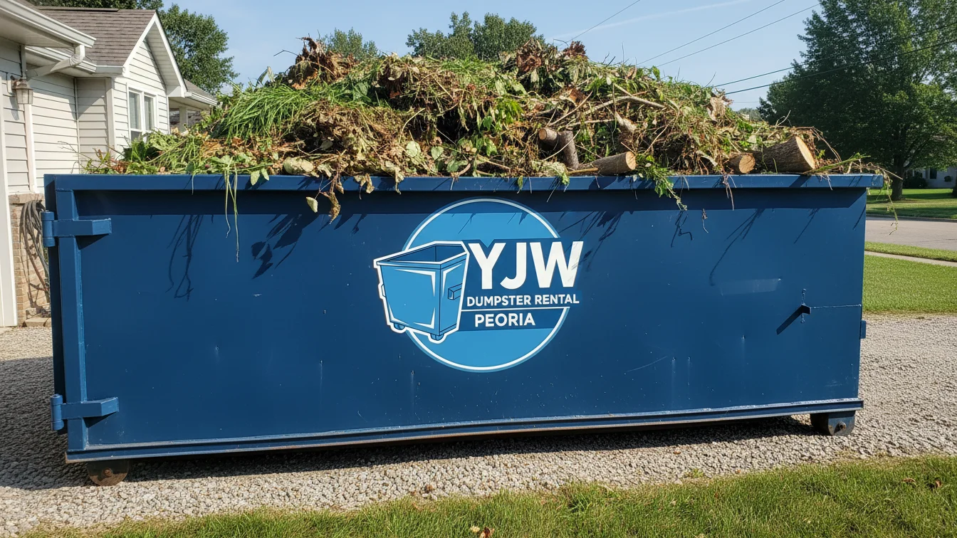 Yard Waste Dumpster Rental Peoriaa